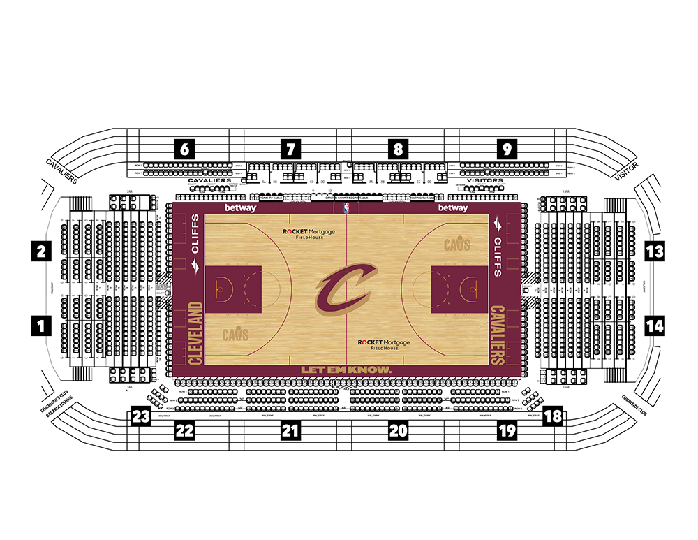 cleveland monsters seating  chart